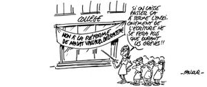 En grève pour le retrait pur et simple de la réforme du collège