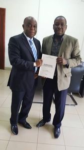CENTRAFRIQUE: Protocole d'Accord et Remise de l'Etude de Faisabilité Technique et Financière