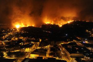 Incendio en Valparaiso Archivo