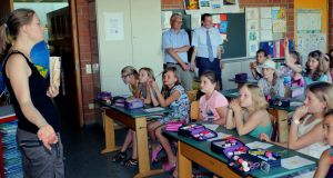 Beim Klimaschutz-Aktionstag an der Grundschule sensibilisierte die Energieagentur Unterfranken die Kinder spielerisch für die Themen Energieverbrauch, Umweltschutz und Klimawandel