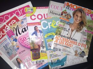 Mes inspirations Couture, Magazines et Internet.