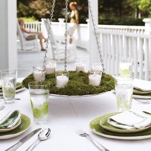 décoration de mariage en mousse naturelle