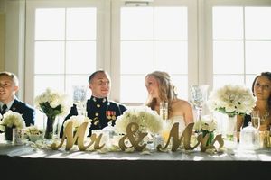 Décor de mariage doré