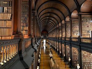 Des bibliothèques somptueuses...