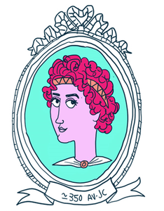Agnodice croquée par Pénélope BAGIEU