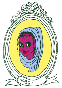 Sonita ALIZADEH, rappeuse, croquée par Pénélope BAGIEU