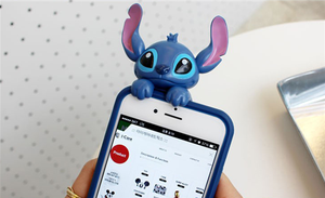 Disney Stitch Cartoon Handyhülle Blau Farbe für iphone 6 und iphone 6 plus