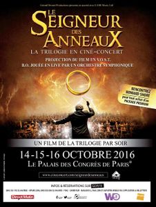 Vivez une expérience unique ciné-concert de la trilogie "Le seigneur des anneaux"