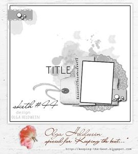 Tournoi Eté - Défi #1 - Sketch Page chez Scrapandco