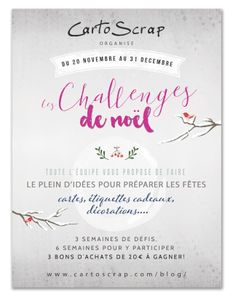 challenge de Noël #1 Cartoscrap