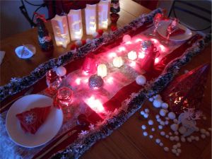 Une table de Noël pour le concours du site afairesoimeme
