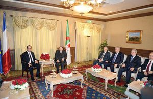 LES RAISONS d'UNE VISITE DE HOLLANDE A ALGER
