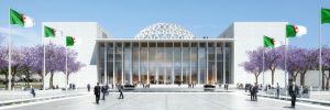 Le nouveau siège du Parlement algérien.