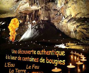 La grotte s'enflamme !