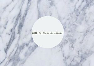 OOTD | Photo de classe