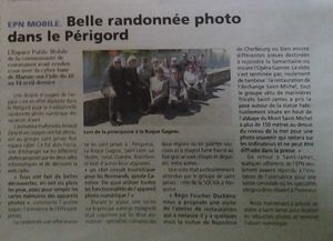 L'EPN Mobile était en Dordogne la semaine dernière