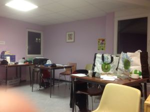Notre bureau, salle de réunion et de sieste pour Samy