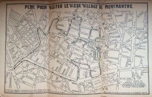 Plan de Montmartre en ... 1933