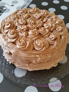 Gâteau à la chantilly au Nutella