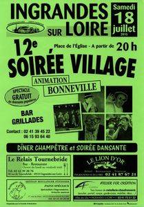 HELP ! SOIREE VILLAGE DU 18 JUILLET !