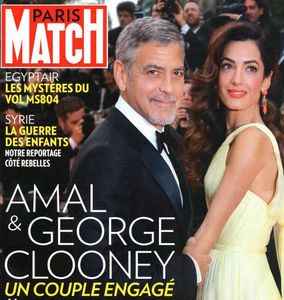 Vu dans Paris Match, le journal des stars ! ... le couple "engagé" de la semaine n'était pas celui qu'on croyait ...