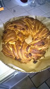 kringle estonien caramel beurre salé et pépites de chocolat