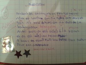Le récit. ..