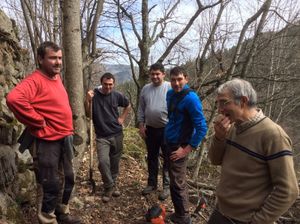 28 mars 2015 : débroussaillage sur la ronde des fours