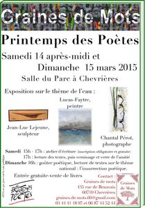 Printemps des poètes 2015