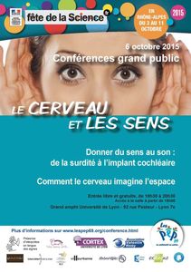 Conférence - Le cerveau et les sens - 6 oct 2015