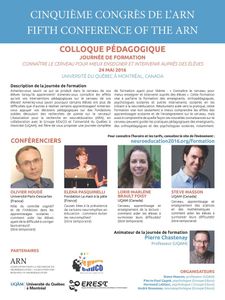 Connaître le cerveau pour mieux enseigner et intervenir auprès des élèves - 24 mai 2016