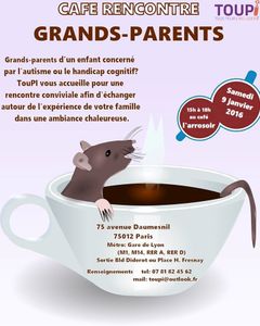 Café-rencontres grands-parents - Autisme / handicap cognitif - 9 janv 2016