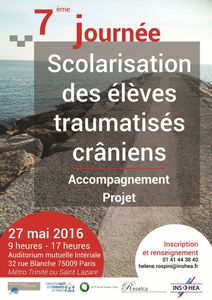 La scolarisation des jeunes traumatisés crâniens - 27 mai 2016