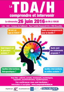 Le TDAH comprendre et intervenir - 26 juin 2016