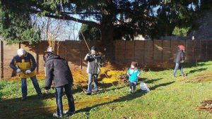 Ouest-France, 15 février 2015: Un vaste écrin d'osier se prépare pour cet été...