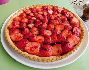 Tarte aux fraises