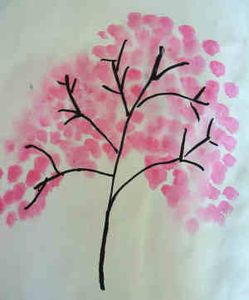 Blossom tree painting
