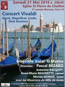 Concert 0 Musica dimanche 22 mai 2016 à 15 heures