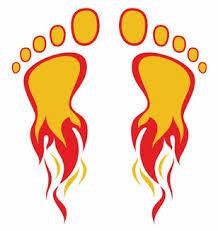 Une pathologie bien connue des cyclistes...le feu aux pieds