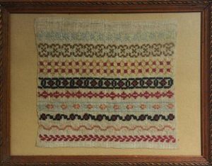 Marquoirs, samplers et autres broderies en vente...