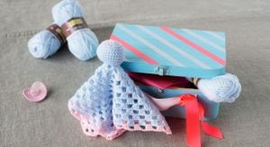 Doudou facile au crochet et ses couleurs pastel