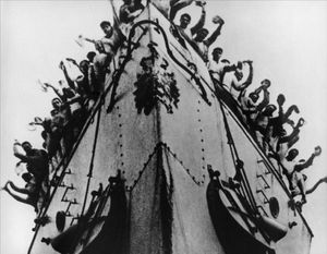 Photo du film justement célèbre d'Eisenstein (URSS, 1925)
