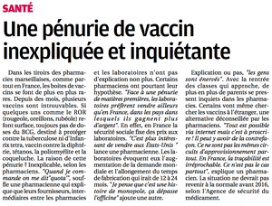 La Santé Publique en Danger