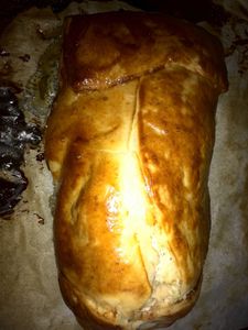 filet de dinde en croute feuilletée