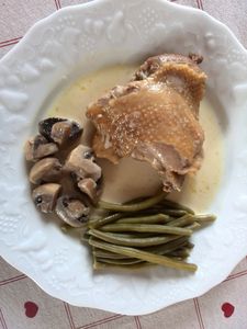poulet aux champignons de paris