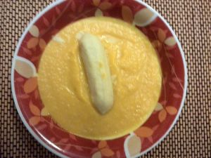 soupe potiron quenelle