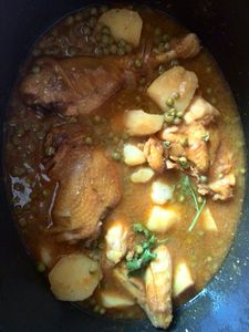 tajine de poulet pommes de terre petits pois