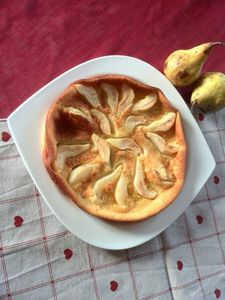 flan aux poires
