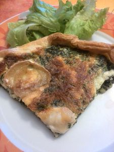 quiche épinard chèvre