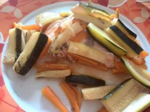 Papillote de saumon au beurre de sauge